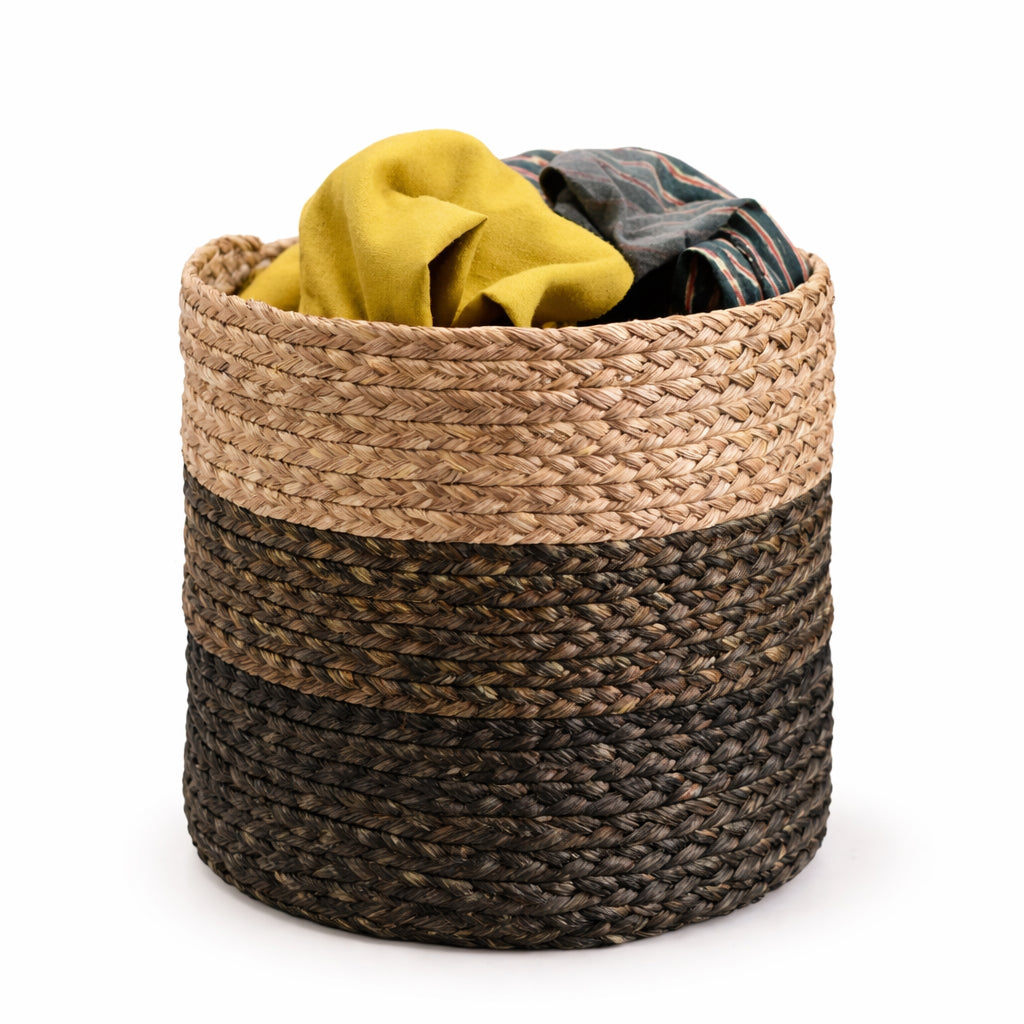 Sabaii Plant Holder Basket - Natural and Black